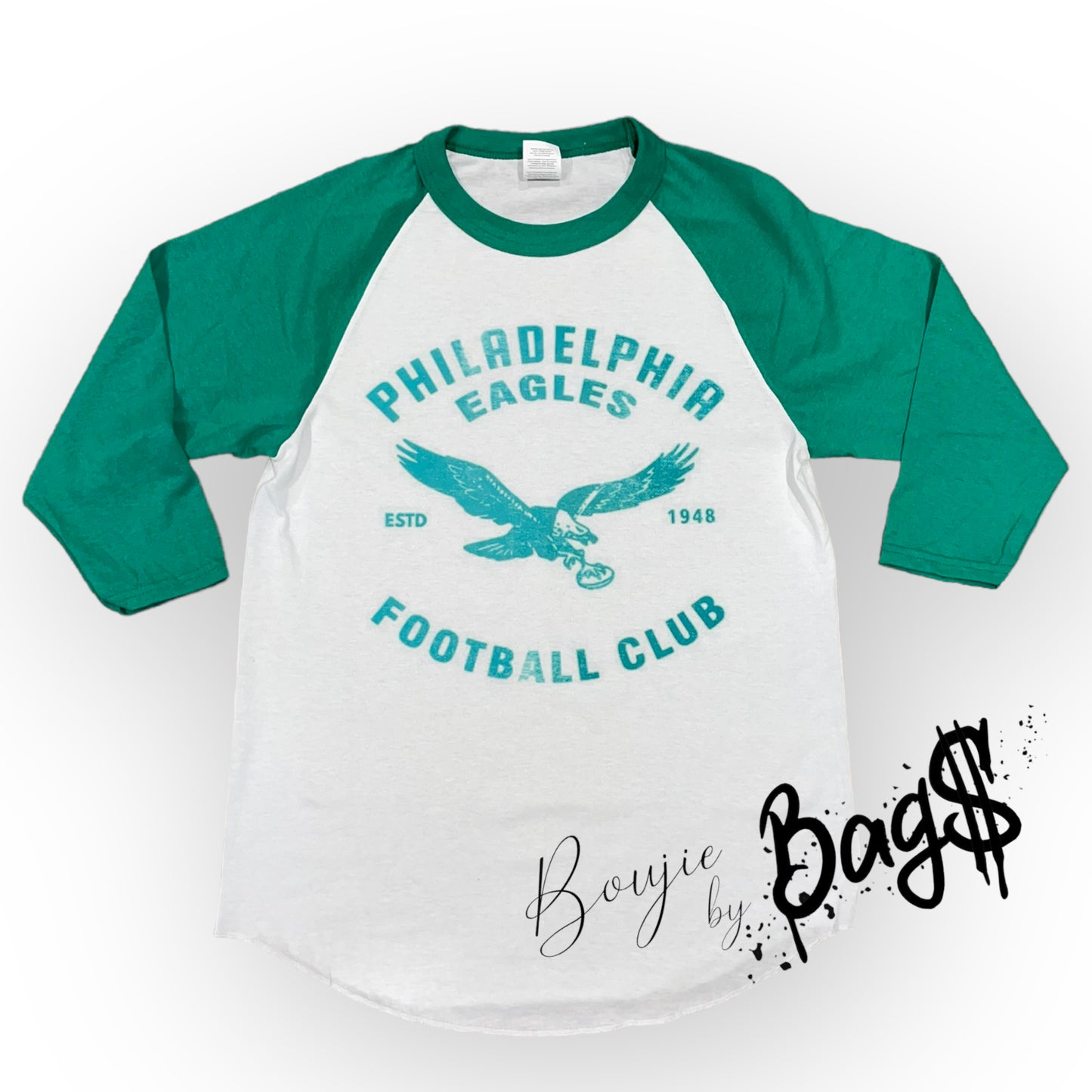 Eagles Throwback Baseball Tee