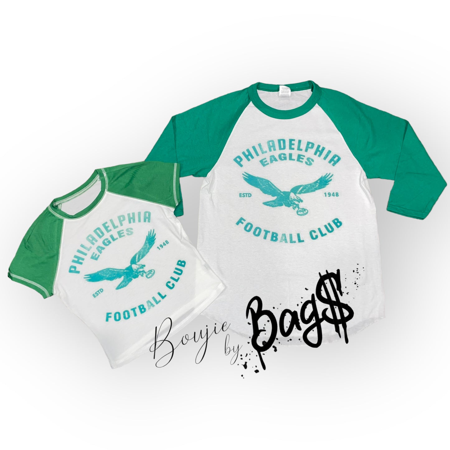 Eagles Throwback Baseball Tee