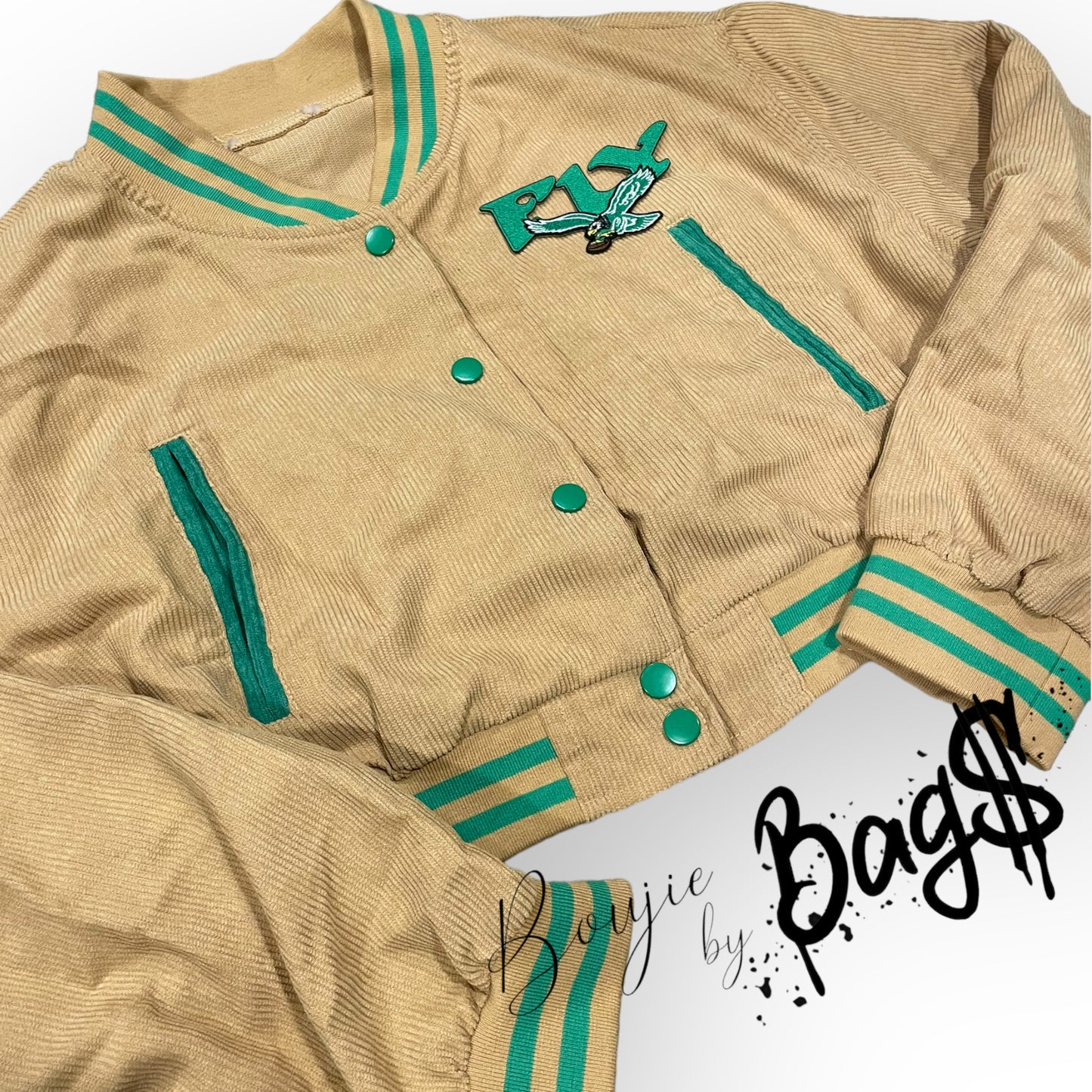 Fly Corded Varsity Jacket