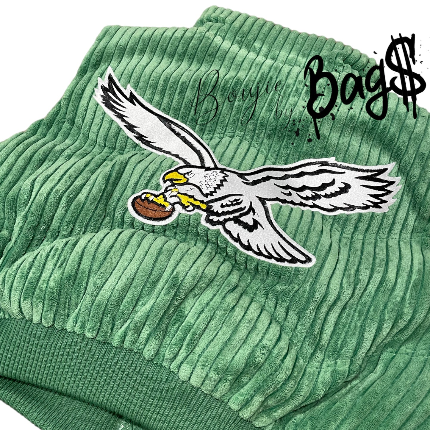 Cropped Corduroy Eagles Vest