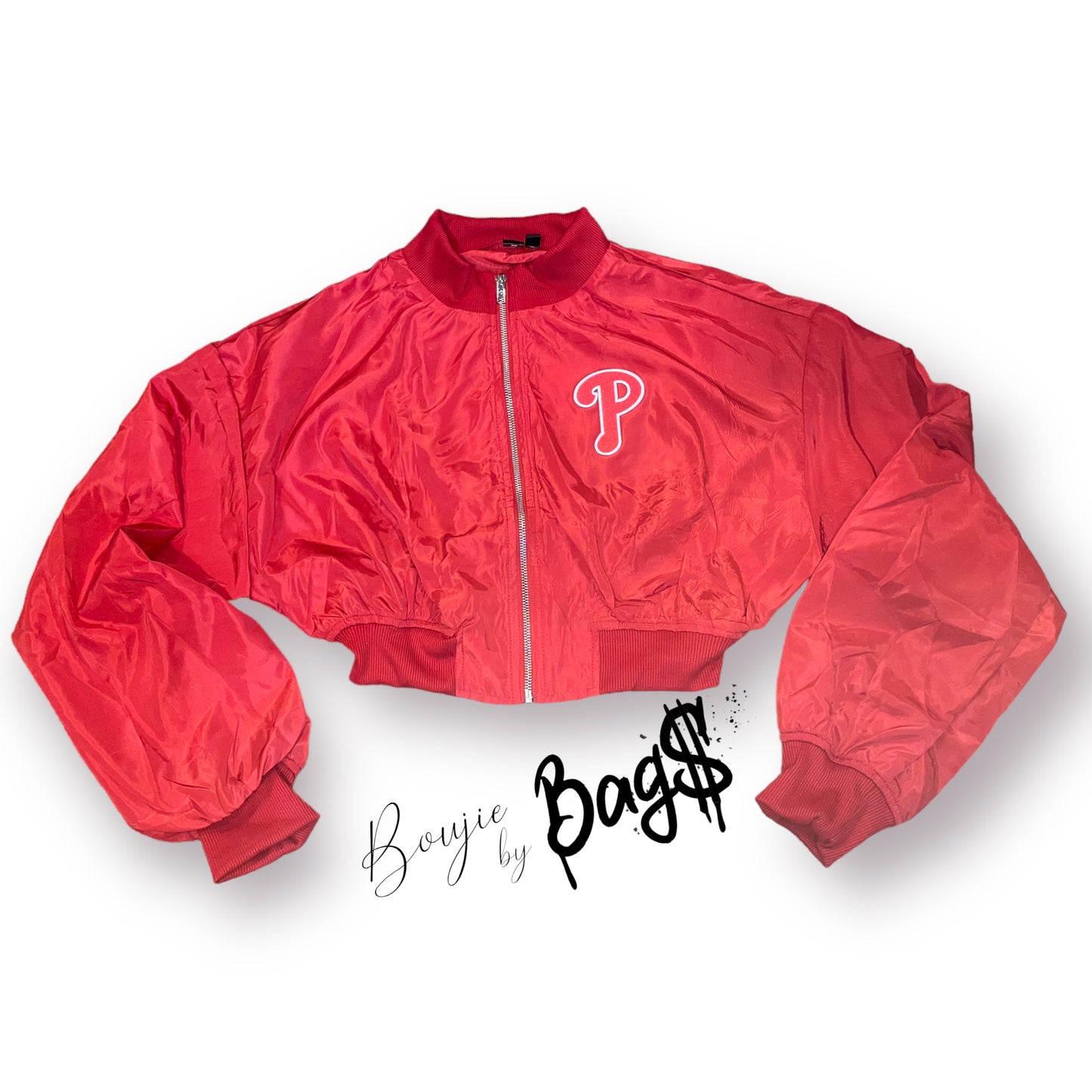 Phillies Crop Windbreaker