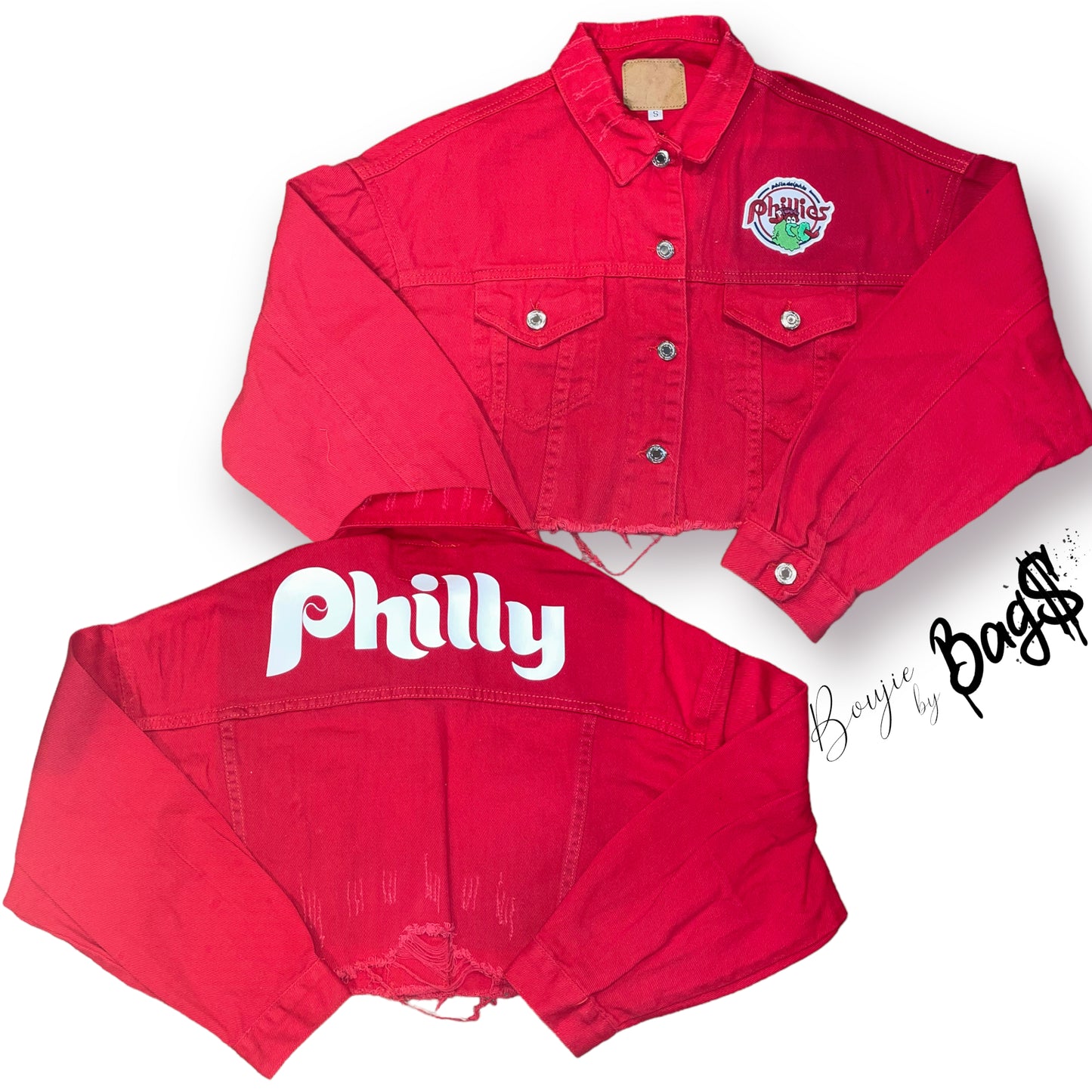 Philly Phillies Jean Jacket